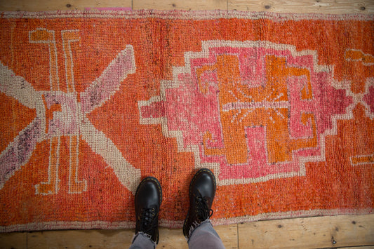 3x9.5 Vintage Distressed Kurd Rug Runner