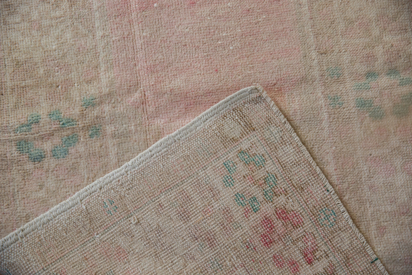 3x5 Vintage Distressed Oushak Rug