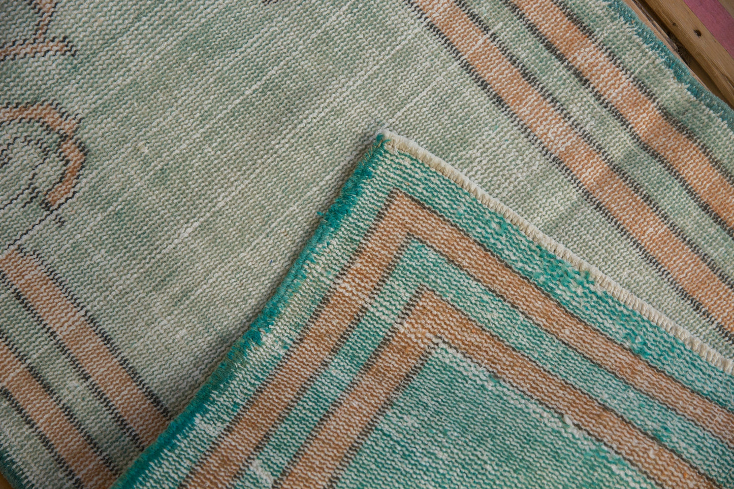 2.5x4.5 Vintage Distressed Oushak Rug