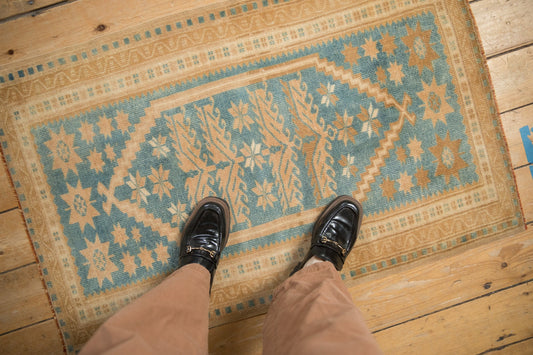2.5x4 Vintage Distressed Oushak Rug
