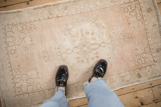 3x5 Vintage Distressed Oushak Rug