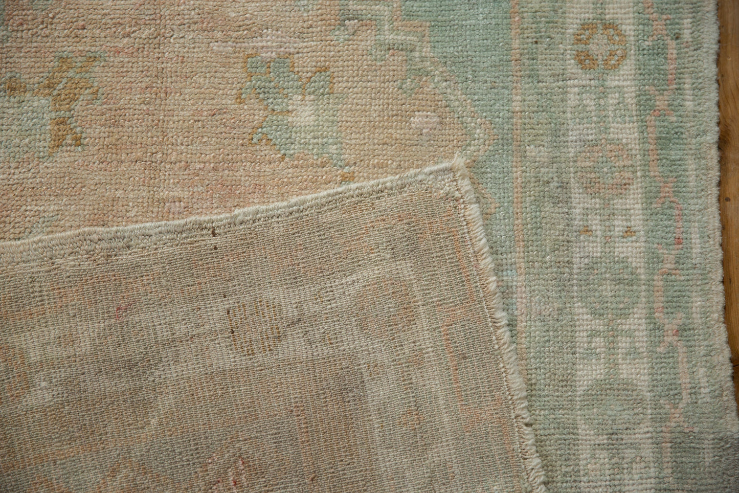 3x4 Vintage Distressed Oushak Square Rug
