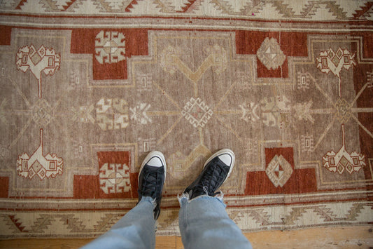 3.5x9.5 Vintage Distressed Kars Rug Runner