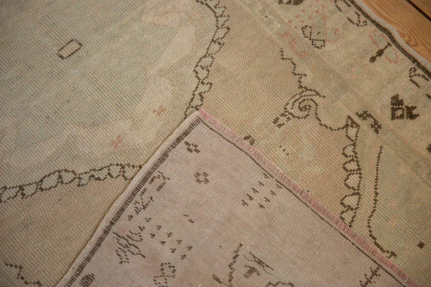 3x6 Vintage Distressed Oushak Rug Runner