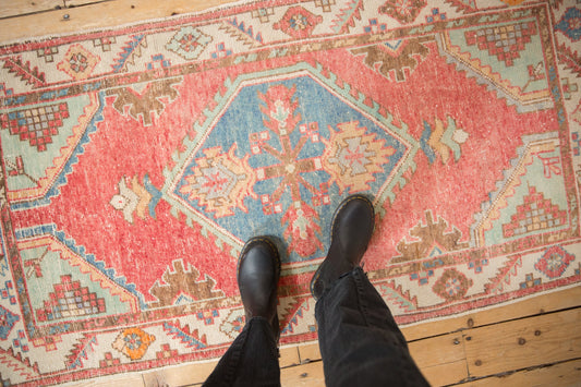 3x5.5 Vintage Distressed Oushak Rug