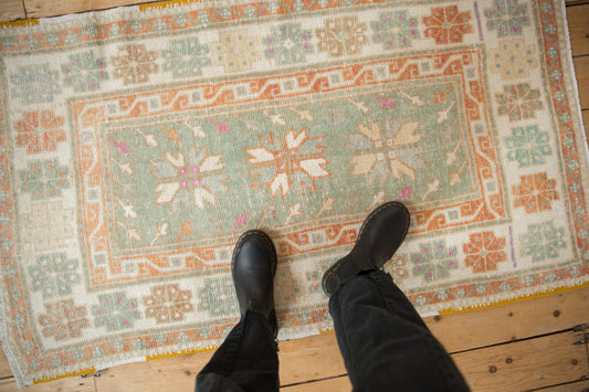 3x5 Vintage Distressed Oushak Rug