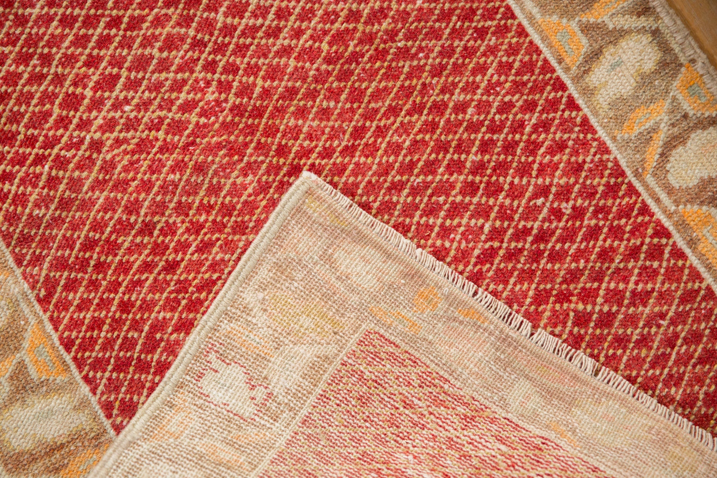 2x4 Vintage Distressed Oushak Rug Runner