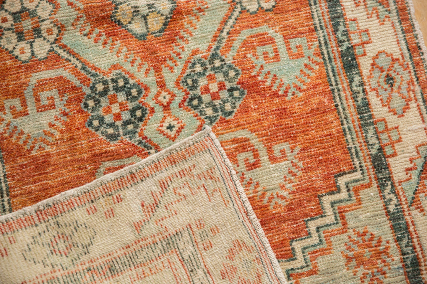 2.5x5 Vintage Distressed Oushak Rug Runner