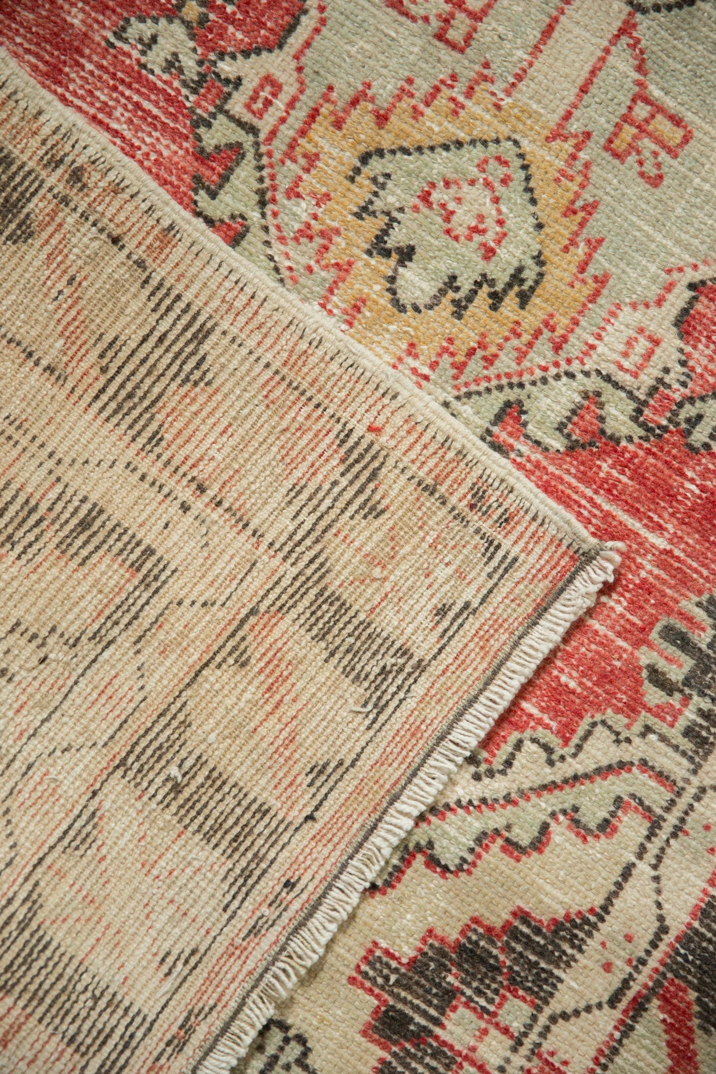 2.5x5.5 Vintage Distressed Oushak Rug Runner
