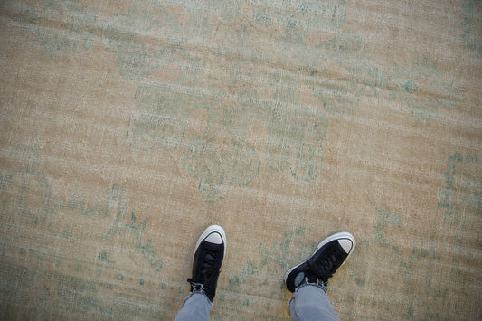 6.5x10 Vintage Distressed Oushak Carpet