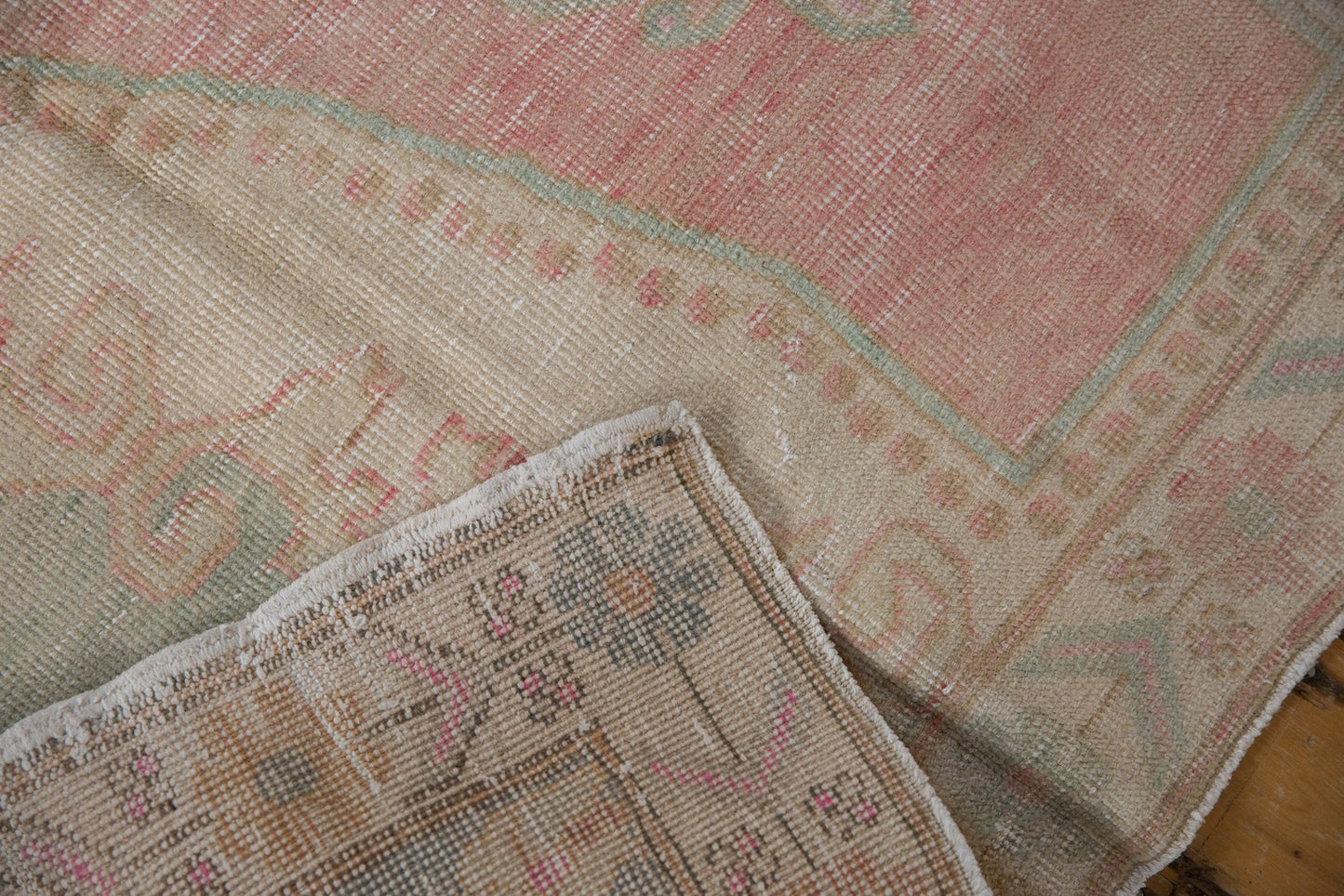 4.5x8 Vintage Distressed Oushak Rug Runner