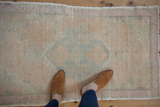 2.5x4.5 Vintage Distressed Oushak Rug