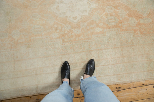 6x11.5 Vintage Distressed Oushak Carpet