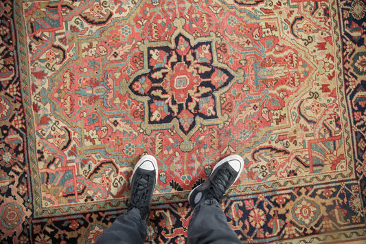 4.5x6 Vintage Heriz Rug