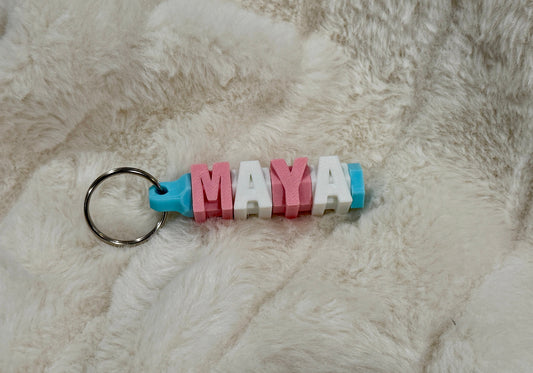 Custom Name Keychain