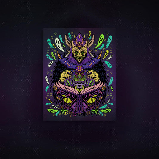 Lich - Necromancer Art Print