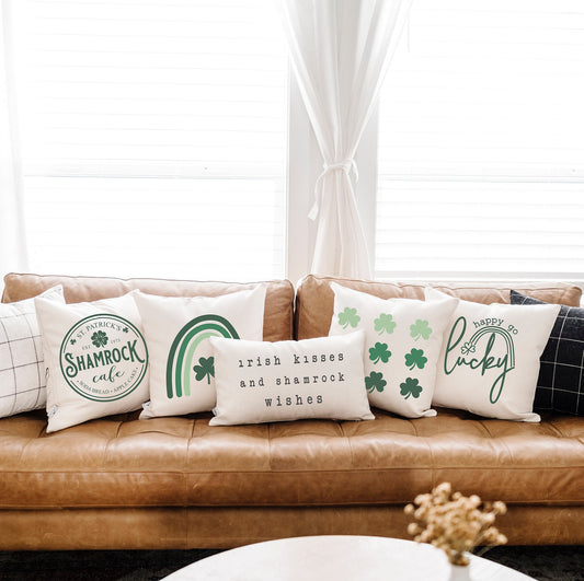 Big Shamrock- St Patrick's Day Pillow Cover