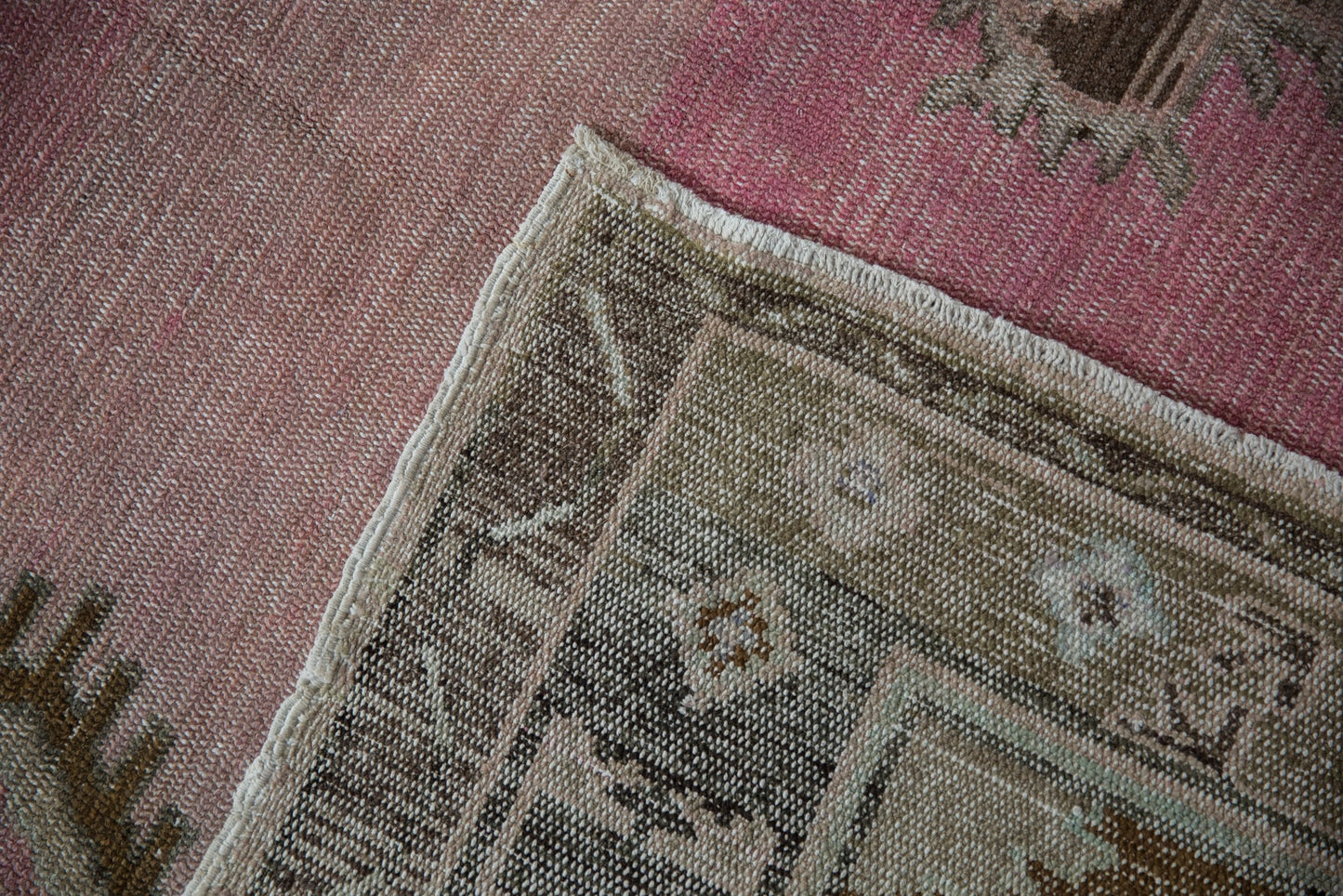 7.5x15.5 Vintage Distressed Kars Carpet Runner