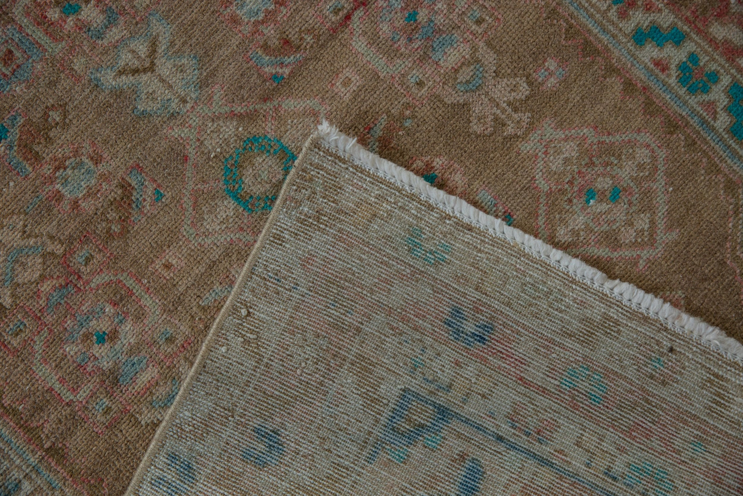 3x16 Vintage Distressed Fragment Hamadan Rug Runner