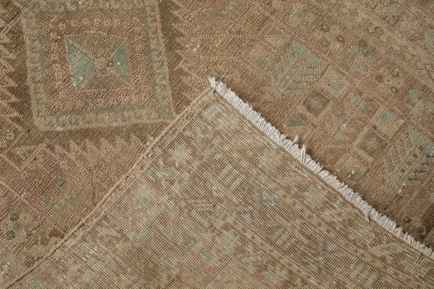3.5x14 Vintage Distressed Serab Rug Runner