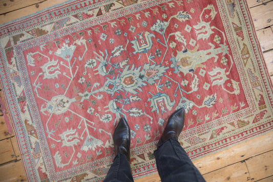 3.5x5 Vintage Distressed Anatolian Rug