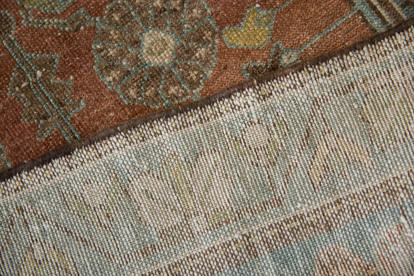2.5x4 Vintage Distressed Mazlaghan Rug