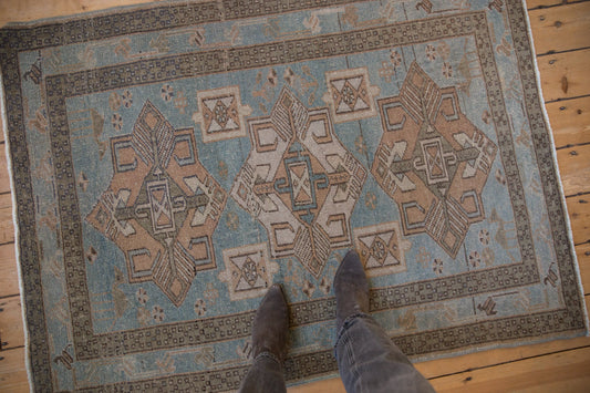3.5x5 Vintage Distressed Hamadan Rug