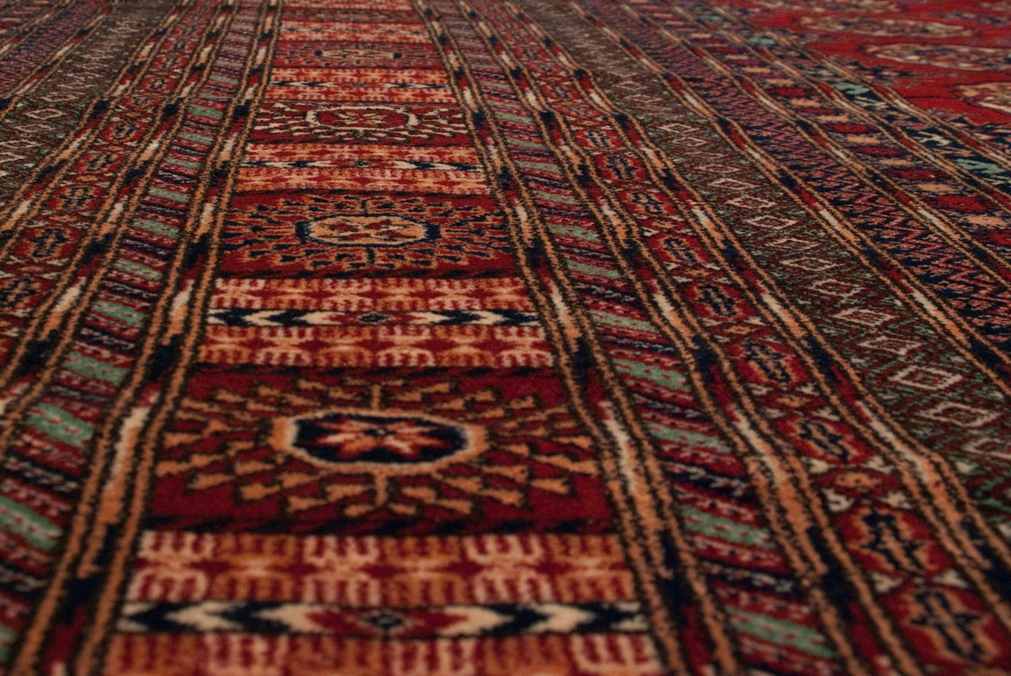 11x14 Vintage Fine Bokhara Carpet