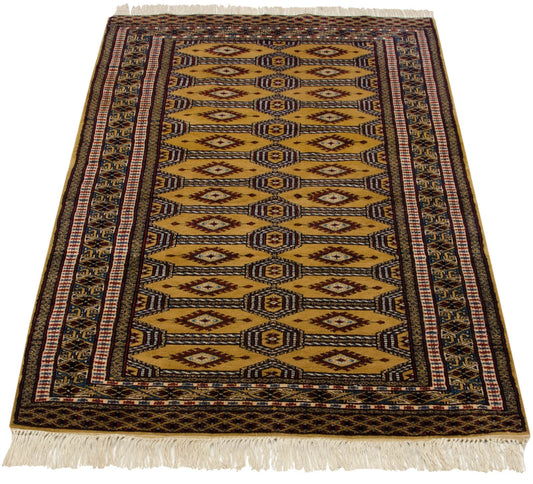 3x4.5 Vintage Fine Pakistani Turkmen Design Rug