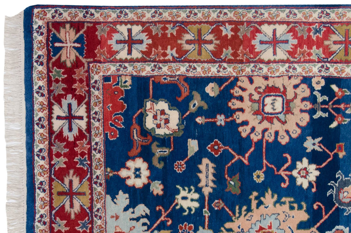 4.5x7 Vintage Indian Bijar Design Rug