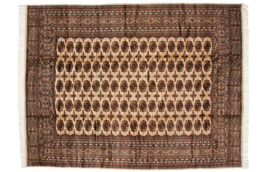 9x12 Vintage Fine Bokhara Carpet
