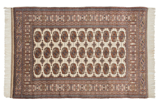 4x6.5 Vintage Fine Bokhara Rug