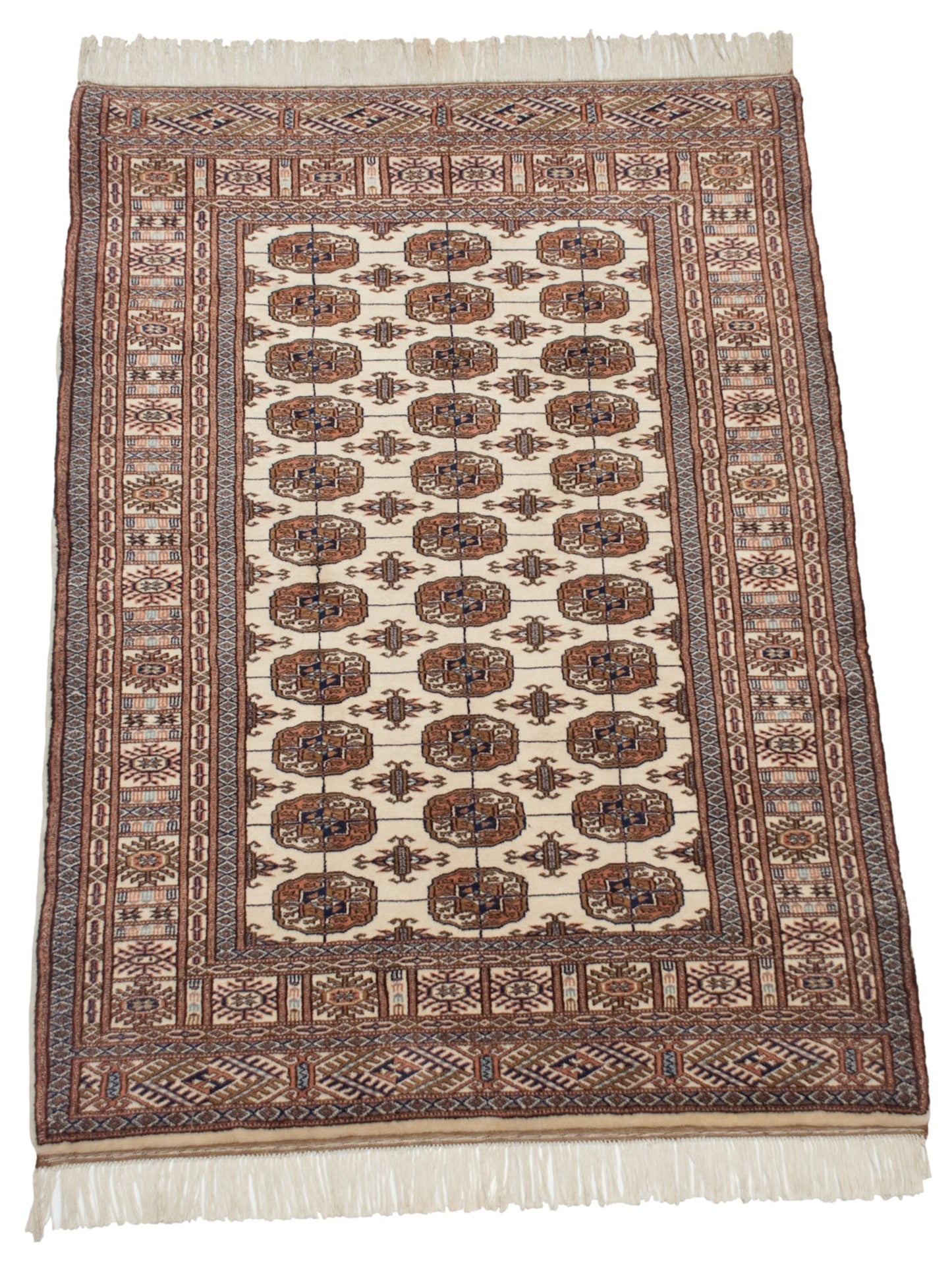 4x6.5 Vintage Fine Bokhara Rug