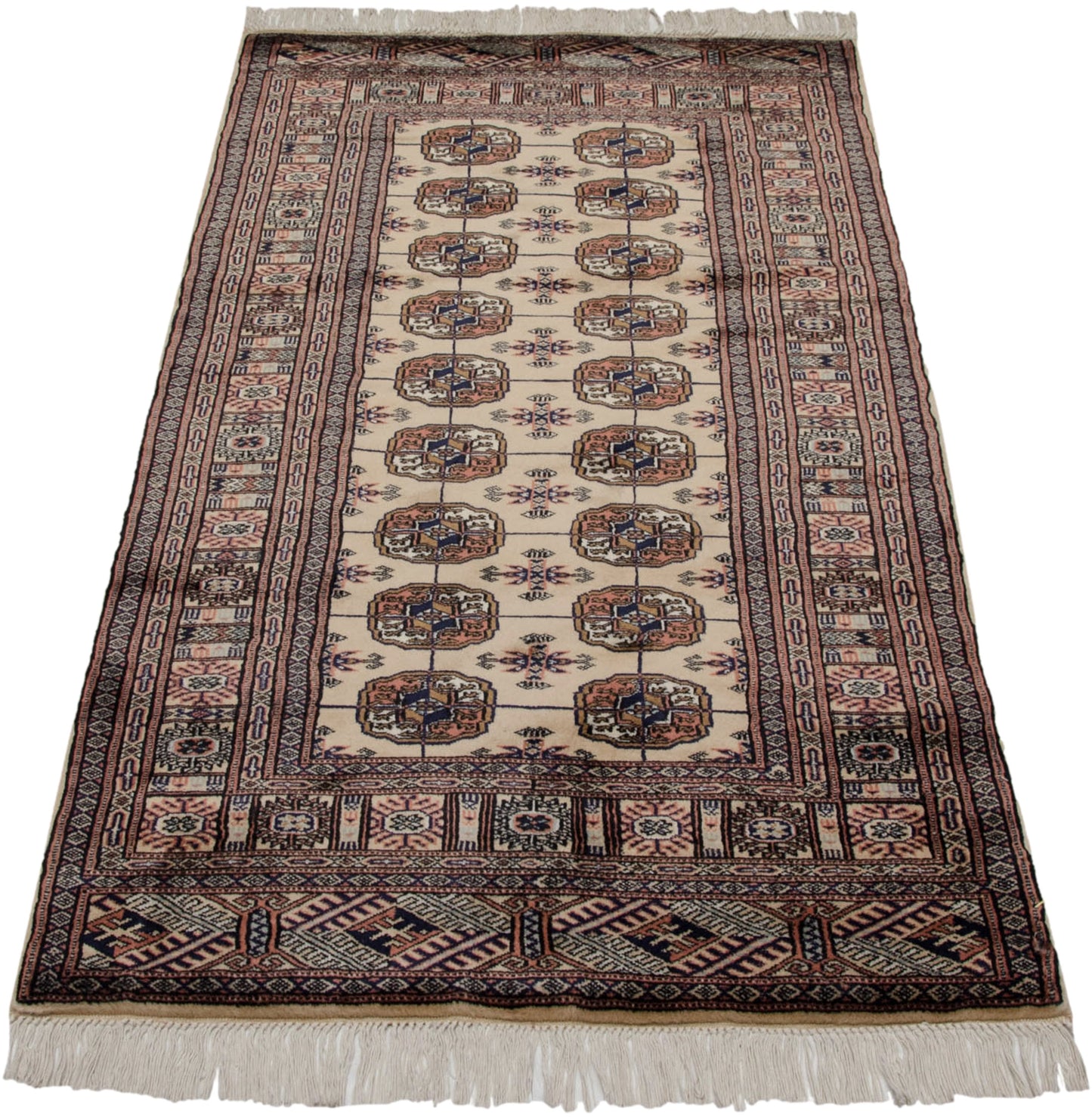 3x5.5 Vintage Fine Bokhara Rug