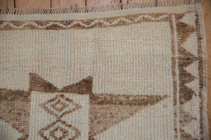 3.5x11.5 Vintage Distressed Kurd Rug Runner