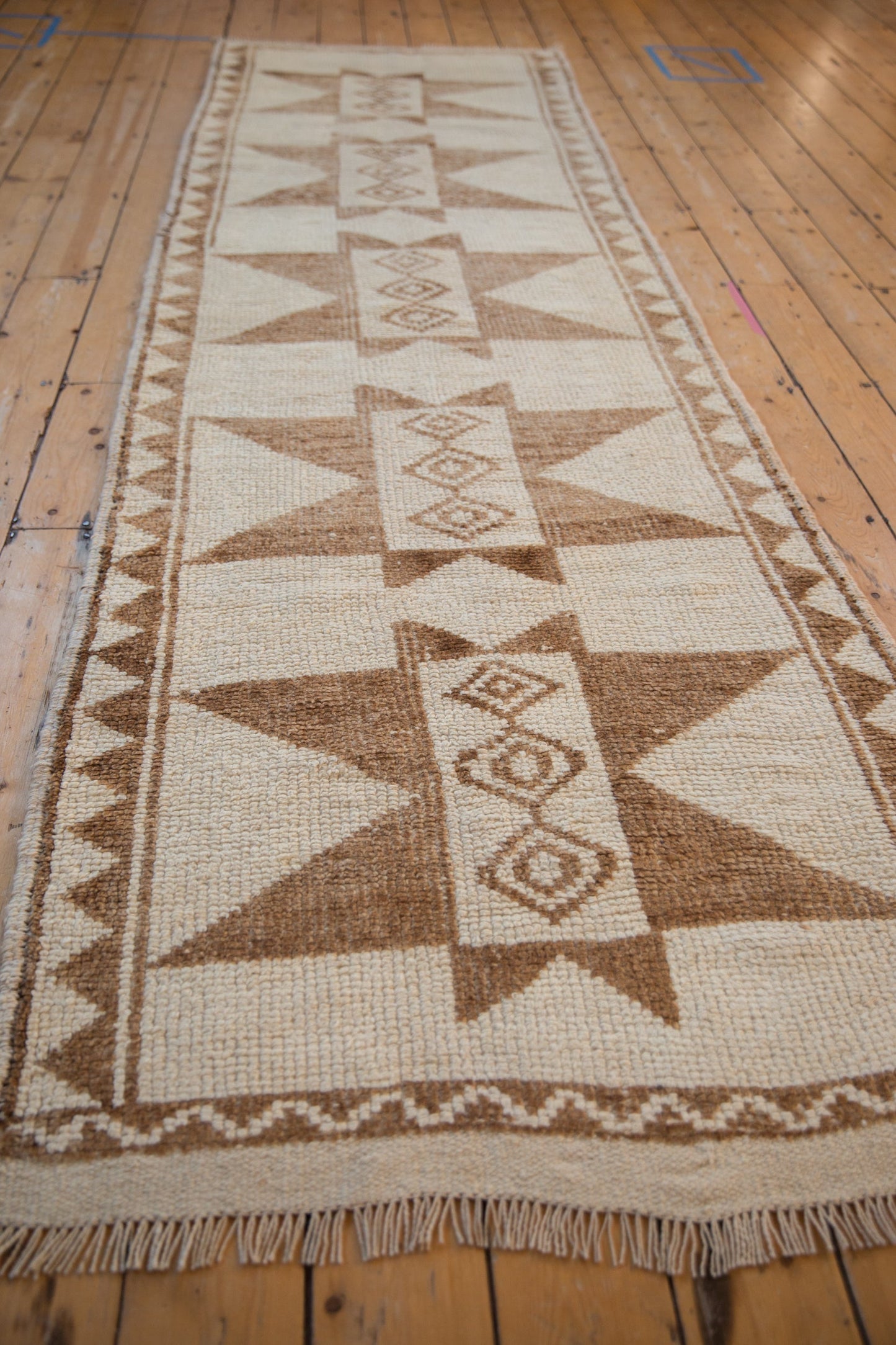 3.5x11.5 Vintage Distressed Kurd Rug Runner