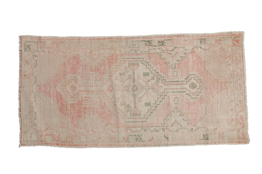 2.5x5 Vintage Distressed Oushak Rug Runner