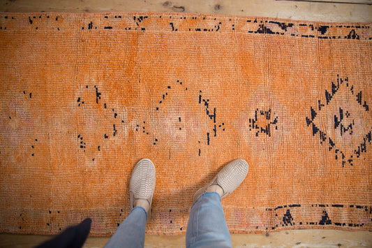 3x10 Vintage Distressed Kurd Rug Runner