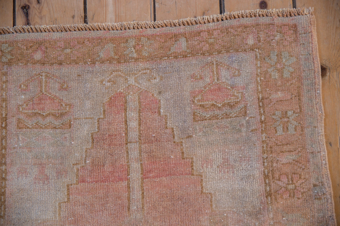 2.5x3.5 Vintage Distressed Oushak Rug