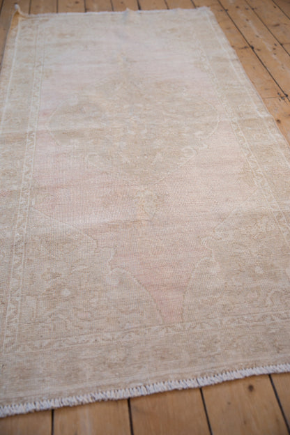 3x6 Vintage Distressed Oushak Rug Runner