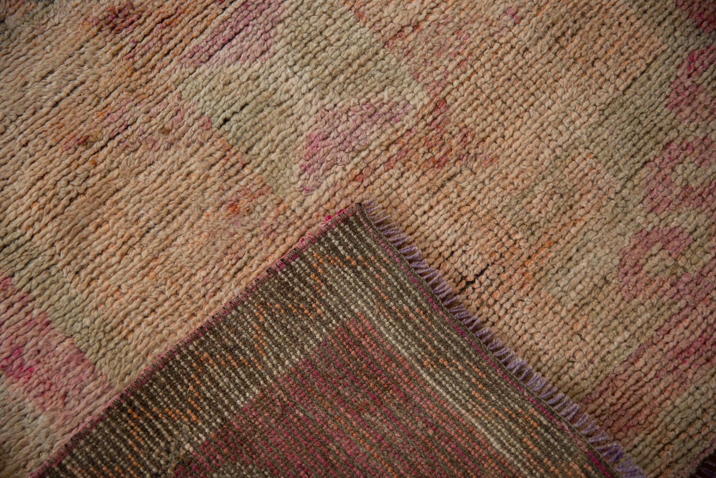 3.5x10.5 Vintage Distressed Kurd Rug Runner