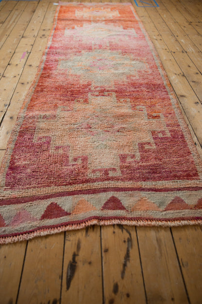 3x11 Vintage Distressed Kurd Rug Runner