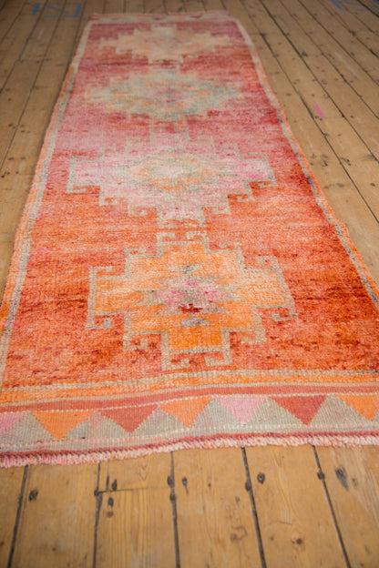 3x11 Vintage Distressed Kurd Rug Runner