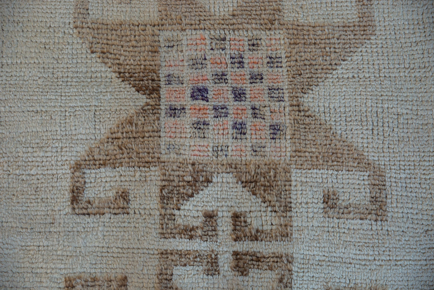 3x11.5 Vintage Distressed Kurd Rug Runner