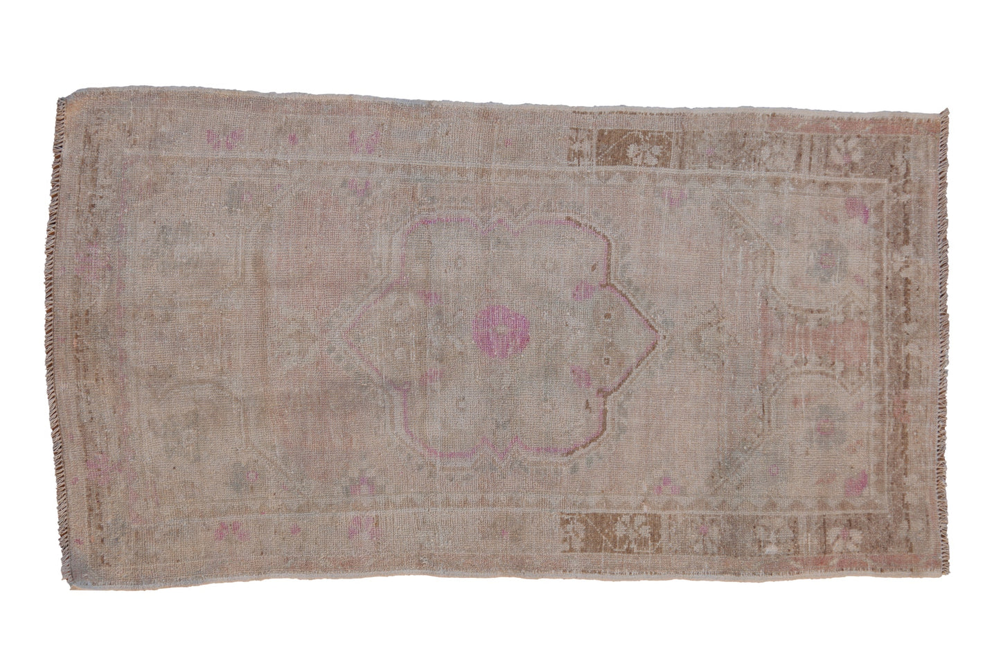 3x5.5 Vintage Distressed Oushak Rug