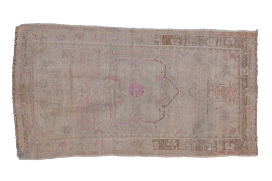 3x5.5 Vintage Distressed Oushak Rug