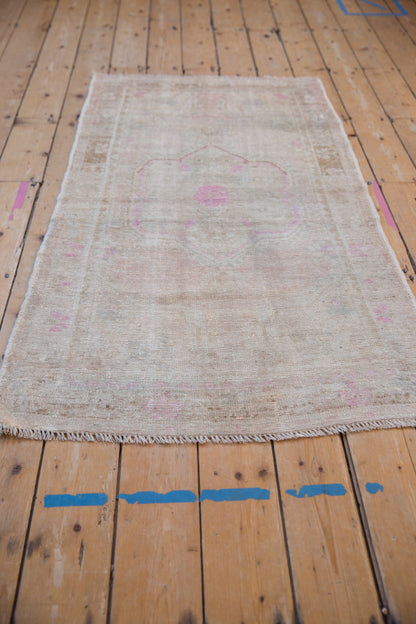 3x5.5 Vintage Distressed Oushak Rug