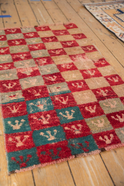 2.5x4 Vintage Distressed Tulu Rug
