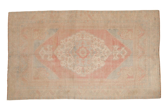 5x8.5 Vintage Distressed Oushak Carpet