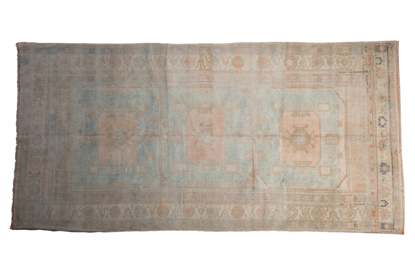 4x8 Vintage Distressed Oushak Rug Runner